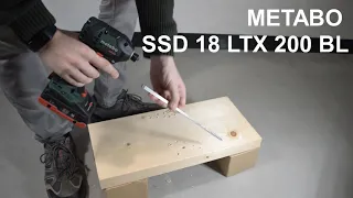 Akumuliatorinis smūginis suktuvas BAWARIA BAW02 VS METABO SSD 18 LTX 200 BL