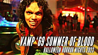 Vamp ‘69 Summer of Blood Scarezone - Halloween Horror Nights 2023 Universal Orlando Resort