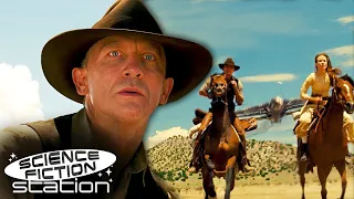 Cowboy Chases An Alien Spacecraft | Cowboys & Aliens (2011) | Science Fiction Station