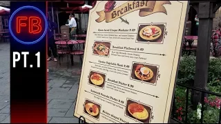 NEW MENU at Red Rose Tavern for breakfast - Captain Hook encounter | 02/10/18 pt 1 [4K]