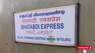 Mysore Chennai Shatabdi Express Announcement | MGR Chennai Central | #viral #viralvideo #youtube