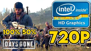Days Gone || Intel HD/UHD 520/530/620/630 + i5 9300H Performance Test ||  720p Low (100, 50%)