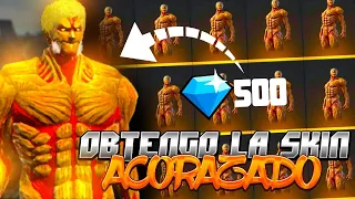 OBTENGO LA Skin TITAN ACORAZADO con MENOS de 500 diamantes