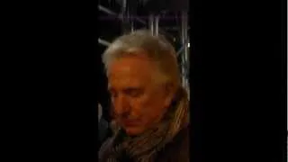 Alan Rickman Seminar Stage Door 17 Feb