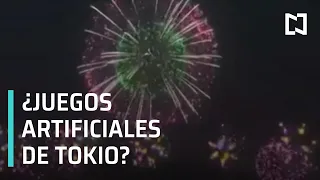 Espectáculo de fuegos artificiales de los Olímpicos de Tokio, la paparrucha del día