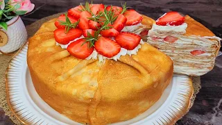 He simply has no equal! Mom taught me! Now those who try ask for a recipe. Royal PANCAKE CAKE