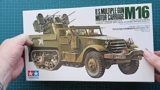 Tamiya 1/35 Multiple Gun Motor Carriage M16 - Kit Review