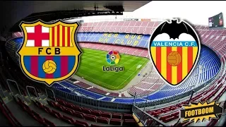 Барселона   Валенсия 2 1, голы и опасные моменты, 14 04 2018, чемпионат Испании 32 тур