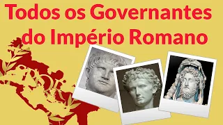 LINHA DO TEMPO - Reis e Imperadores de Roma (773 a.C.- 476)