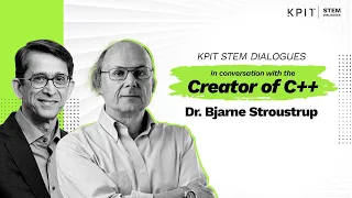 Bjarne Stroustrup: From Student to C++ Creator | KPIT STEM Dialogues