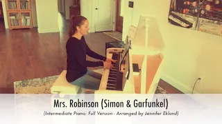 Mrs. Robinson (Simon & Garfunkel) - Intermediate Piano Sheet Music