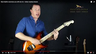 Best rhythm exercises you will ever do - Guitar mastery lesson