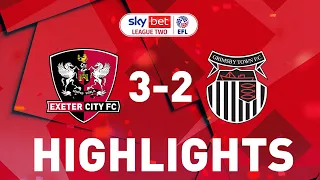 HIGHLIGHTS: Exeter City 3 Grimsby Town 2 (27/4/21) EFL Sky Bet League Two