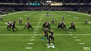 Madden NFL 24 - Jacksonville Jaguars vs New Orleans Saints - Gameplay (PS5 UHD) [4K60FPS]