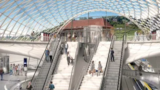 Eingang zu Stuttgart 21: Wie ein Unikat aus Stahl und Glas entsteht
