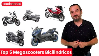 🛵 Top 5 Megascooters Bicilíndricos / motos.net