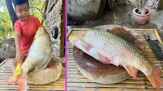 The best country style cook big river fish - Chef Seyhak