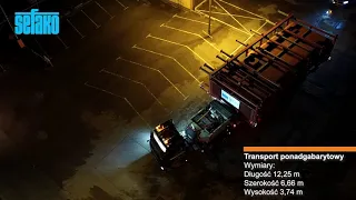 Transport kotła produkcji SEFAKO S.A.