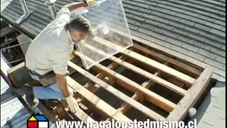 ¿Cómo instalar una cúpula acrilica en el techo?