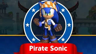 Sonic Dash - Pirate Sonic Event + Sonic's Anniversary - Pirate Sonic Unlocked - Gameplay