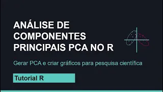 PCA dúvidas e sugestões sobre análise de componentes principais