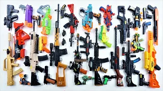 Mengumpulkan 5 Sniper Gun 5 Assault Rifle Gun Super Gel Blaster Gun Dragunov SVD Nerf Sniper Granat