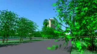 Simple Animation of Baghdad Uni Tower 3D