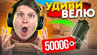 Если сможешь УДИВИТЬ ВЕЛЮ, получишь 5000 голды в Standoff 2!