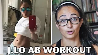 I Tried J.Lo's Ab Workout