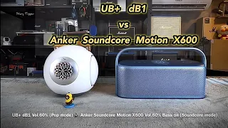 UB+ dB1 vs Anker Soundcore Motion X600