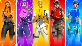 The SWEATIEST Fortnite Skin Of Each Letter (Season 8)