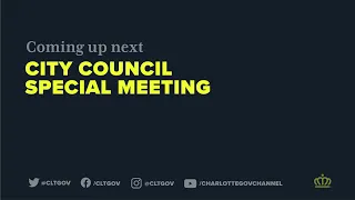 City Council Special Meeting : January 29, 2021