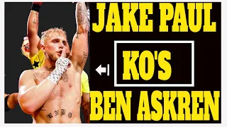 Jake Paul K.O'S  Ben Askren | Full Fight Highlights | Jake Paul vs Ben Askren