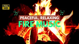 🔥 Relaxing Fire Sounds With Music 🔥 | Relaxing Sounds for Sleep 💤 Meditation, Stress Relief, Study