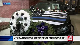 Visitation for Officer Glenn Doss Jr.
