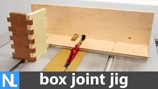 How to make the perfect box joint jig {finger joint jig } ~ beginner woodworking DIY