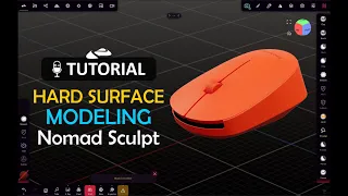 Hard surface modeling tutorial in Nomad Sculpt