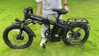 $799-Wildeway long range electric bike 32Ah battery,Super easy to assemble, very well packaged#ebike