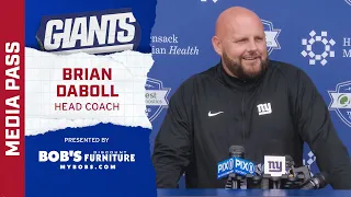 Coach Brian Daboll Previews Rookie Minicamp | New York Giants