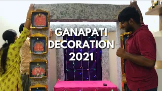 HOW WE MADE ASHTAVINAYAK GANAPATI DECORATION THEME ! Vlog 51