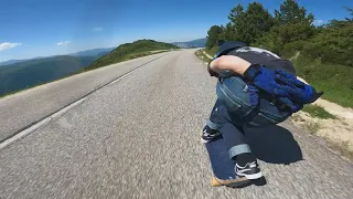 +100Km/h Downhill Skateboarding In the Pyrenees