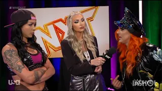 Cora Jade & Gigi Dolin Backstage + Roxanne Perez Entrance: NXT April 18 2023