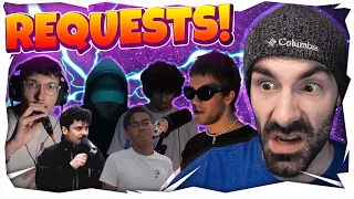 Reacting to VIEWER REQUESTED VIDEOS! (TARAS STANIN, BREZ, COLAPS, FOOTBOXG, RAJE, DEN)