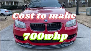 Power guide and cost to make 700whp on your N54 car (2023)