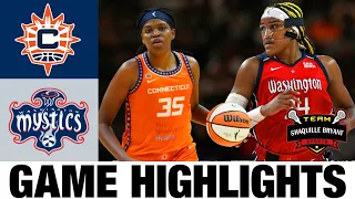 Connecticut Sun vs Washington Mystics Highlights | Women's Basketball | 2024 WNBA