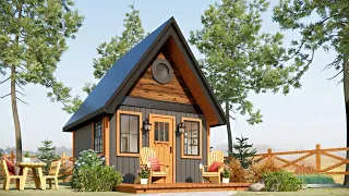 4x4m (172ft2)  GREAT Layout For Tiny House | Off Gid Living.