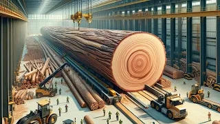Giant Wood Processing Factory, The Biggest Ironwood Cutters