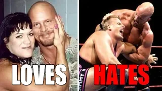 6 WWE Wrestlers Stone Cold Steve Austin He LOVES & 7 He HATES (Enemies) in Real Life