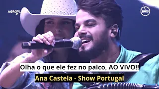 Momento incrível vivido no show em Portugal - Ana Castela impressiona com sua performance! Boiadeira