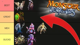 BEST TO WORST ANCESTRAL TIER RANKING (PVP) | TIER LIST - MONSTER LEGENDS (UPDATED)